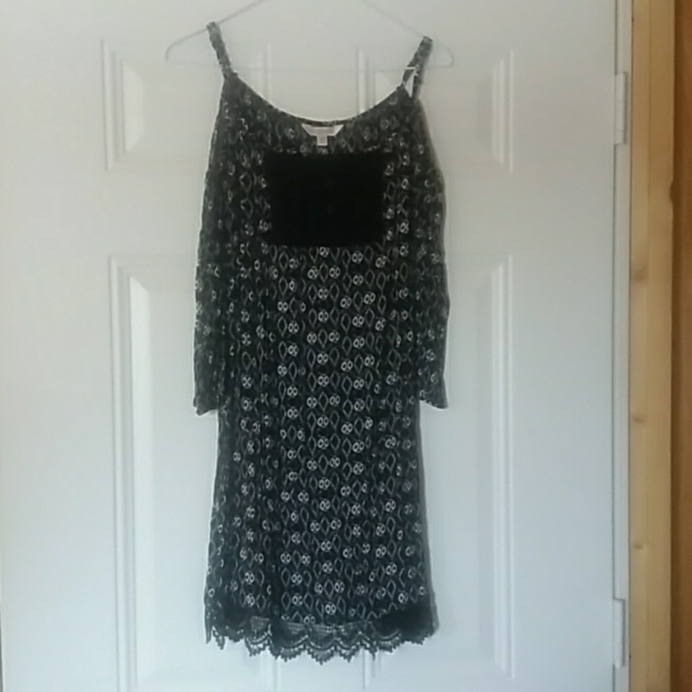 Charming Charley open shoulder dress